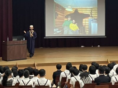 利晶学園小学校での坂本達さん講演会に参加しました！